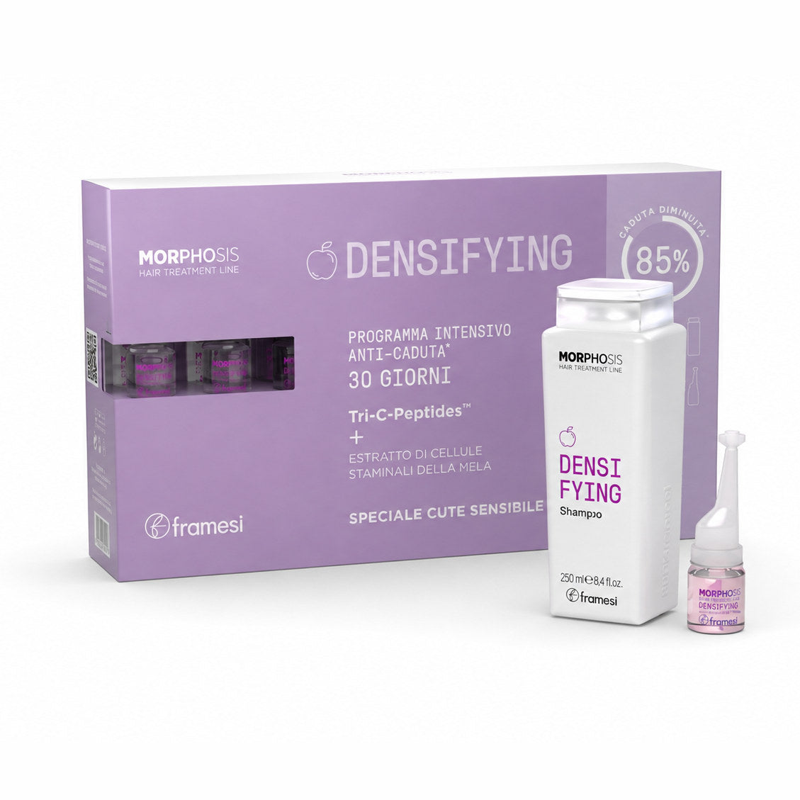 Kit Morphosis Densifying Shampoo 250 ML y 12 Ampolletas