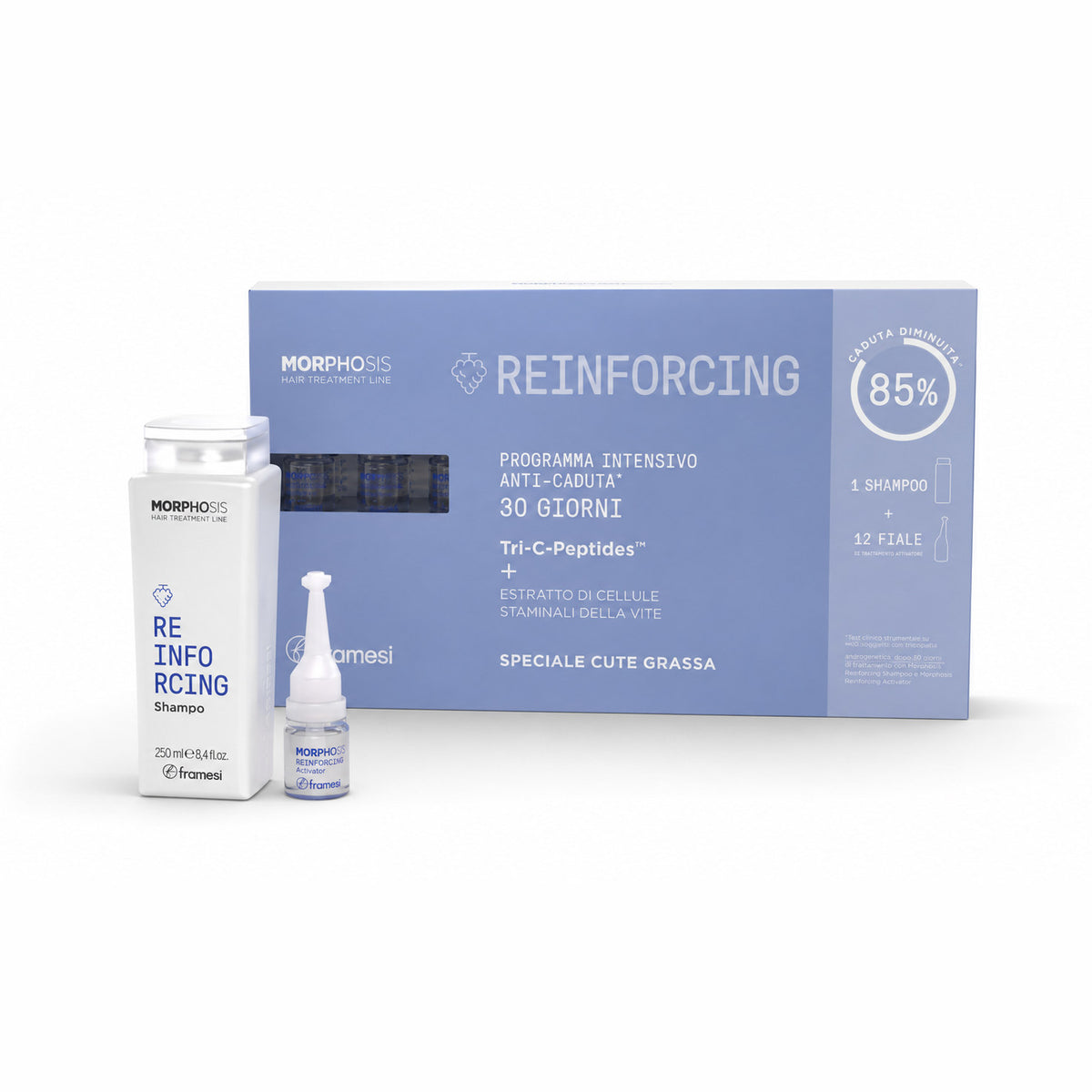 Kit Morphosis Densifying Shampoo 250 ML y 12 Ampolletas