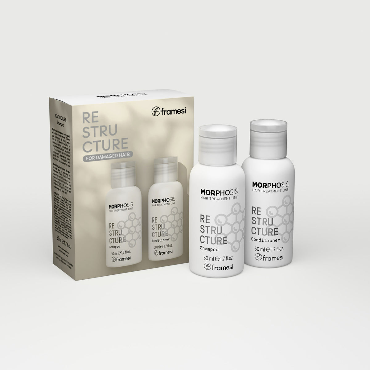 Kit Travel Size Restructure Shampoo 50 ML y Acondicionador 50 ML