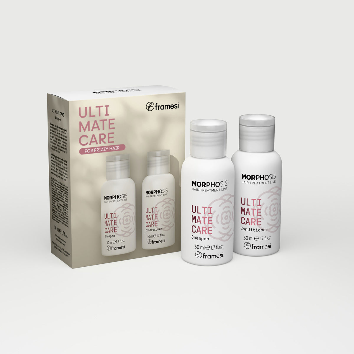 Kit Travel Size Ultimate Care Shampoo 50 ML y Acondicionador 50 ML