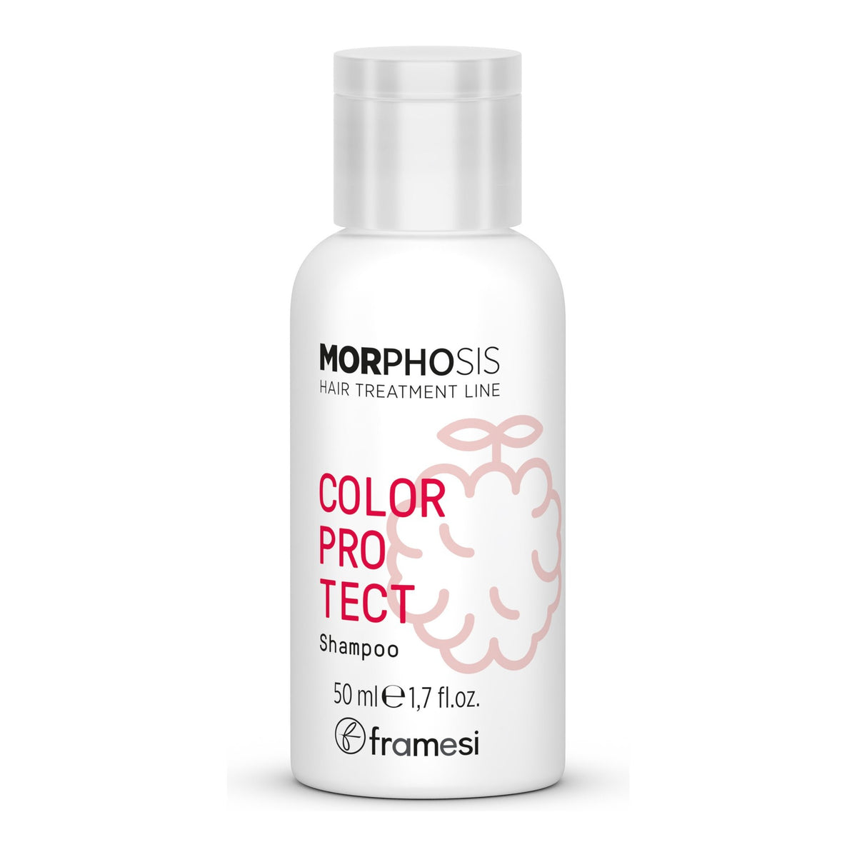 Travel Size Morphosis Color Protect Shampoo 50 ML, frasco de 50 ml con tapa transparente